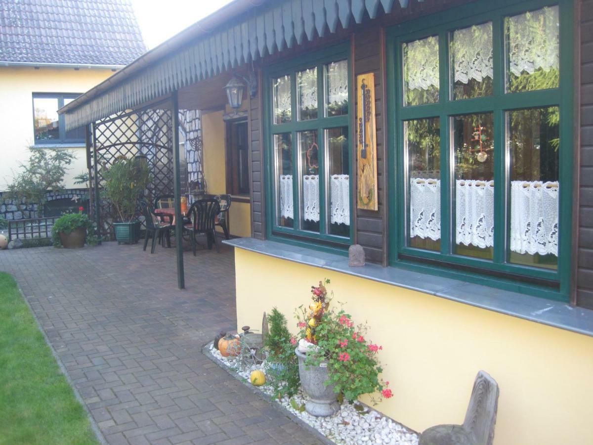 Pension Zum Weissen Hirsch Reitwein Extérieur photo