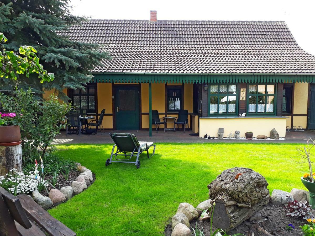 Pension Zum Weissen Hirsch Reitwein Extérieur photo